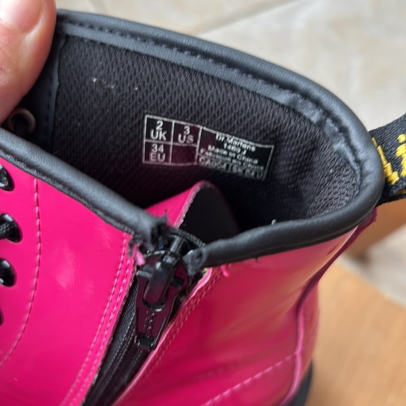 Doc Martens Air Wair Pink 8 hole Boots - Picture 11 of 11